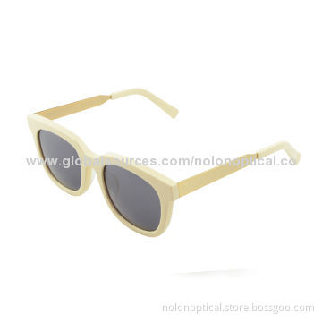 2014 hot sale, newest designer acetate sunglasses in milk